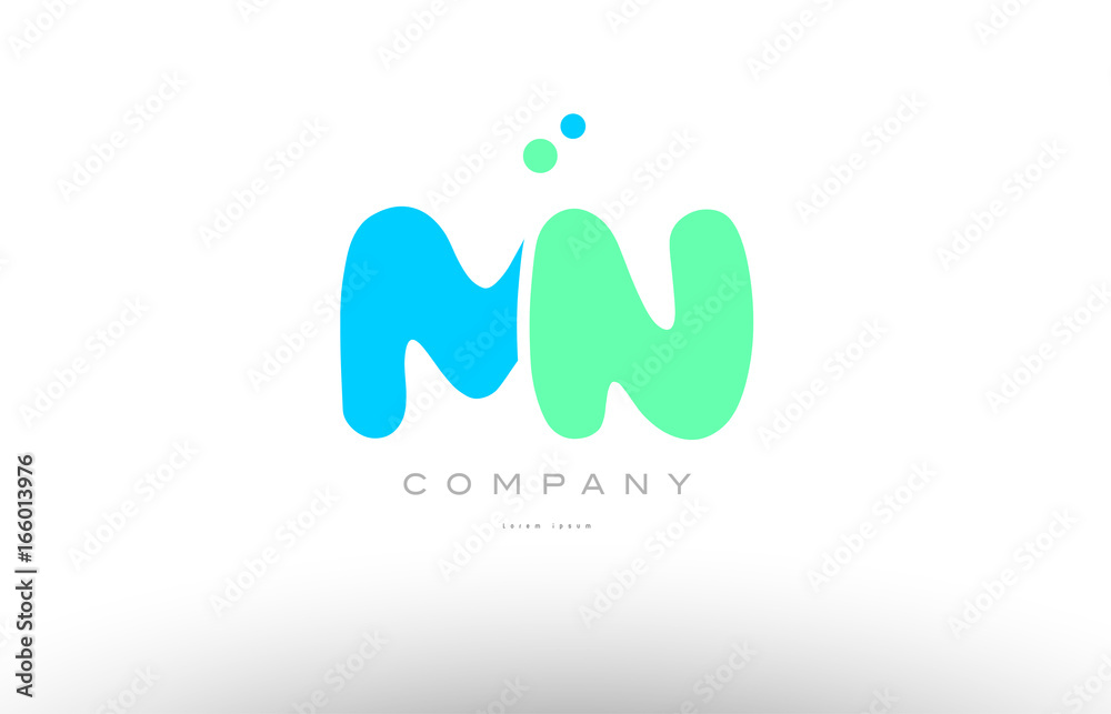 AAAAA alphabet letter blue green logo icon design AAAAA alphabet letter blue green logo icon design
