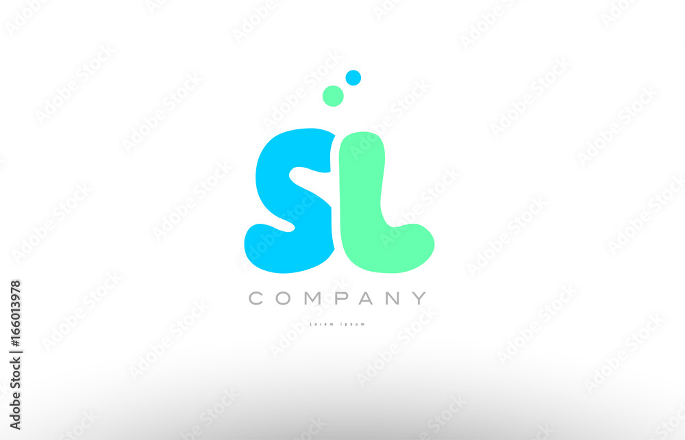 AAAAA alphabet letter blue green logo icon design AAAAA alphabet letter blue green logo icon design