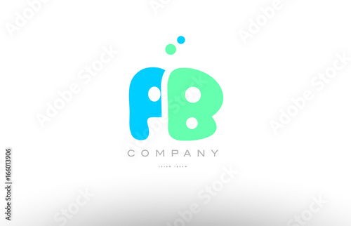 AAAAA alphabet letter blue green logo icon design