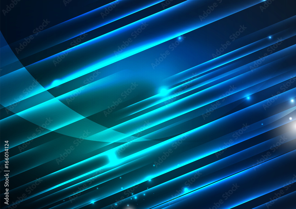 Glowing futuristic lines Glowing futuristic lines
