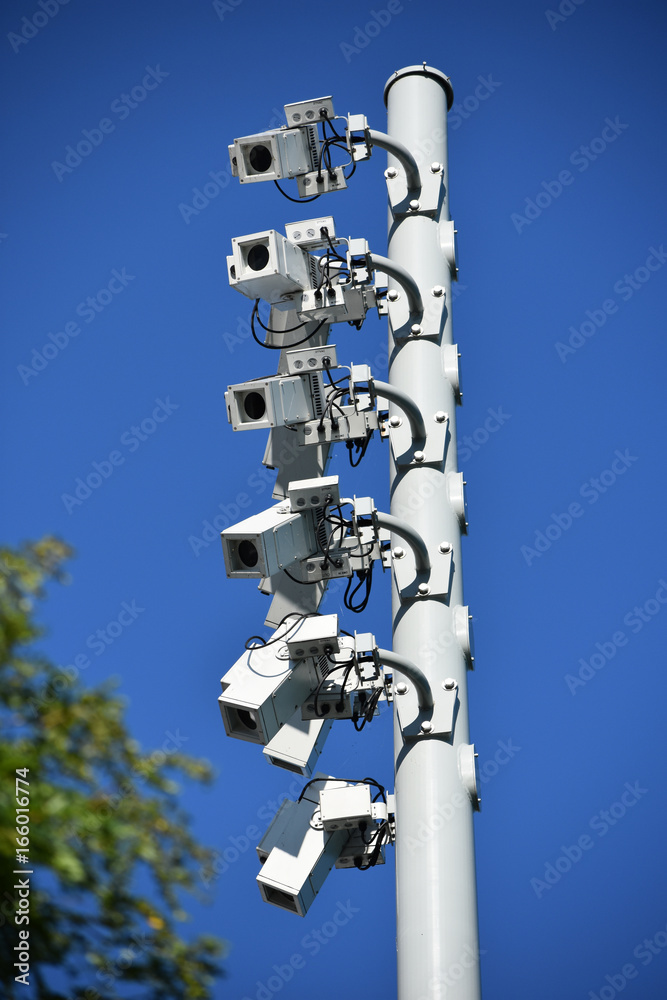 Obraz premium Public Security camera