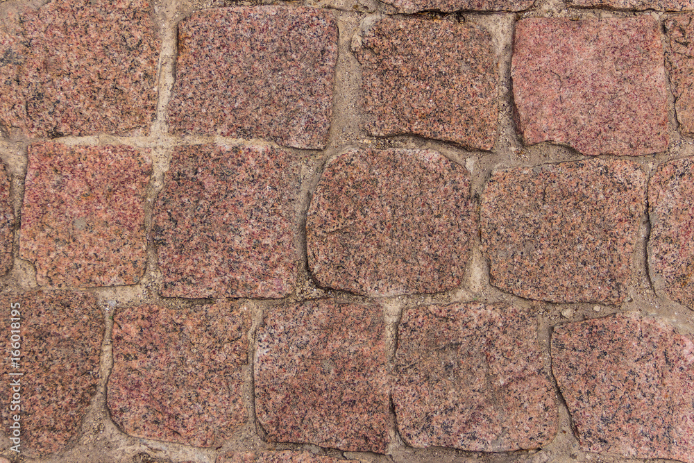 Obraz premium Granite stone pavement texture.