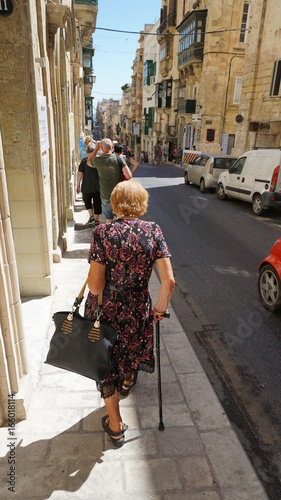 Old Lady in street  © HGAugust