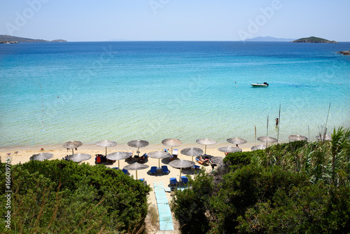 Fototapeta Naklejka Na Ścianę i Meble -  Beach on Andros Island Greece
