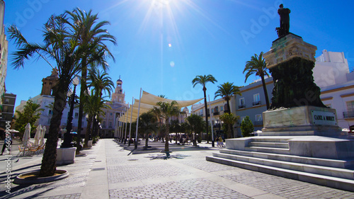 Plaza de San Juan de Dios, Cádiz, España photo