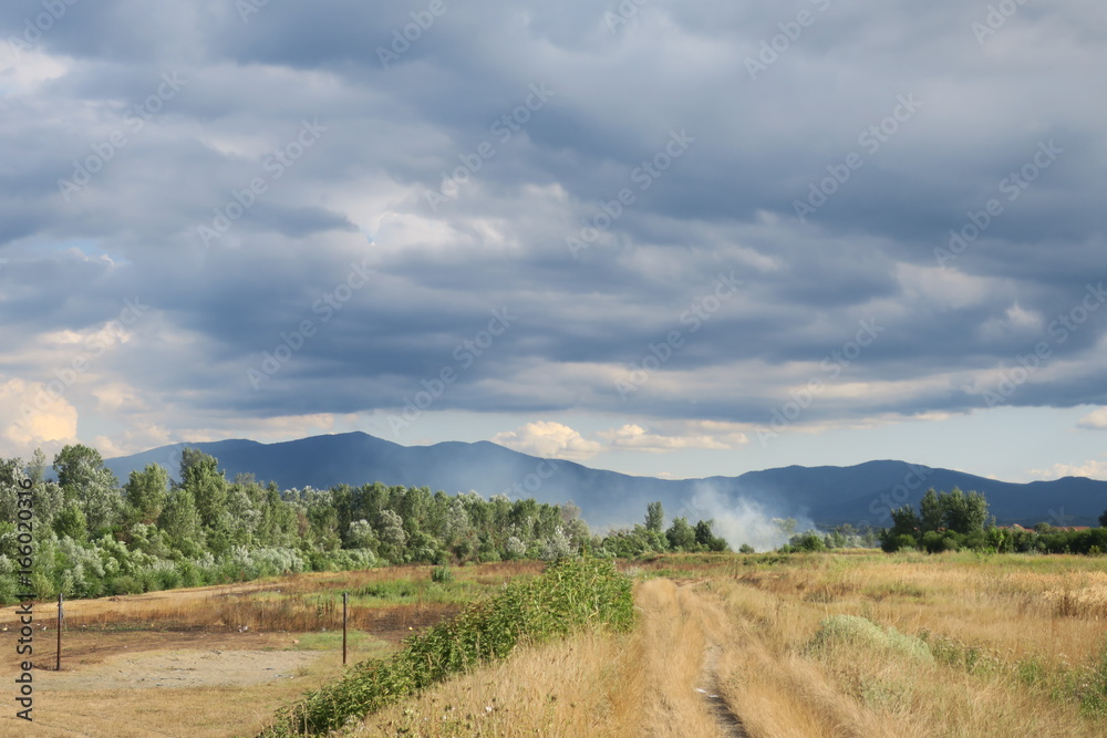 Fototapeta premium clods before rain