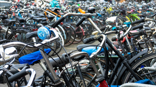 Viele Fahrräder, Hauptbahnhof Amsterdam