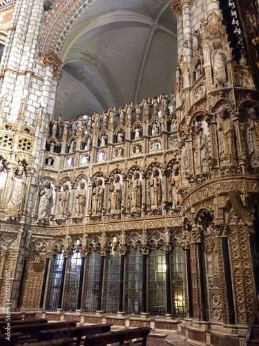  Interior of Toledo Cathedral, Spain