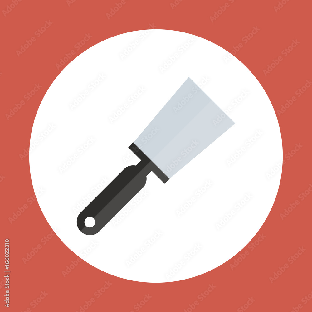 Spatula Icon Working Hand Tool Equipment Concept Vector Illustration Spatula Icon Working Hand Tool Equipment Concept Vector Illustration