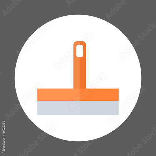 Spatula Icon Working Hand Tool Equipment Concept Vector Illustration