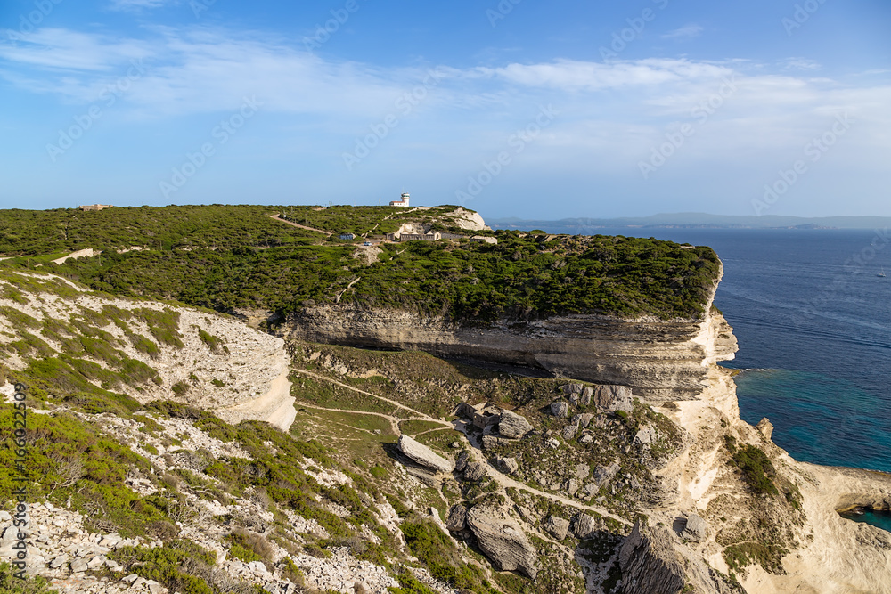 Bonifacio, Corsica, France. Picturesque shore