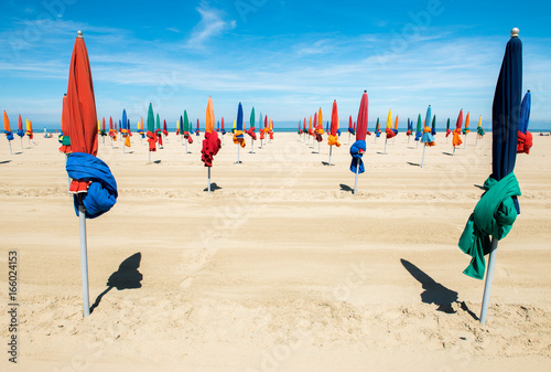 Foto parasols de deauville