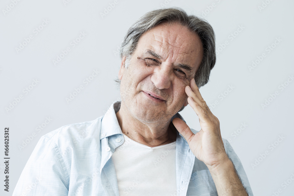 Happy old man