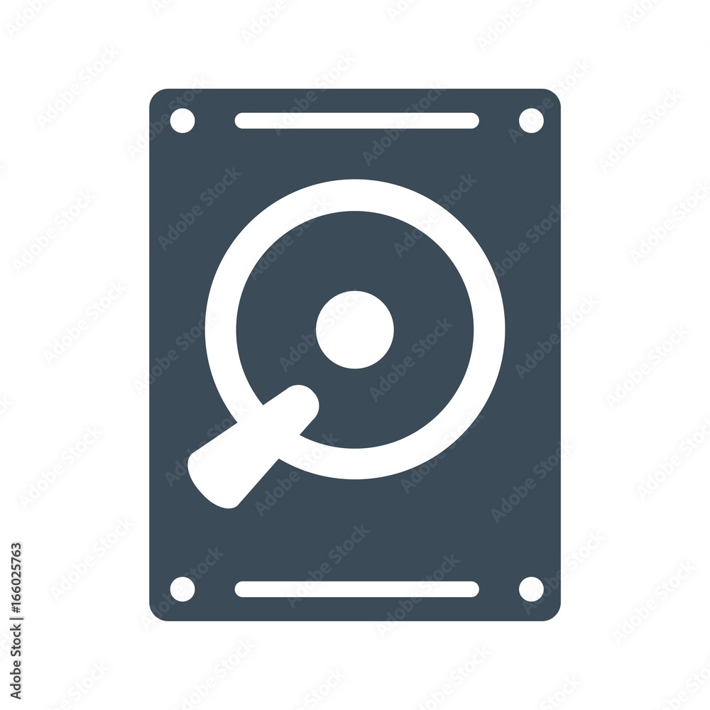 Internal hard drive Icon Isolated on White Background.vector illustration icon Internal hard drive Icon Isolated on White Background.vector illustration icon