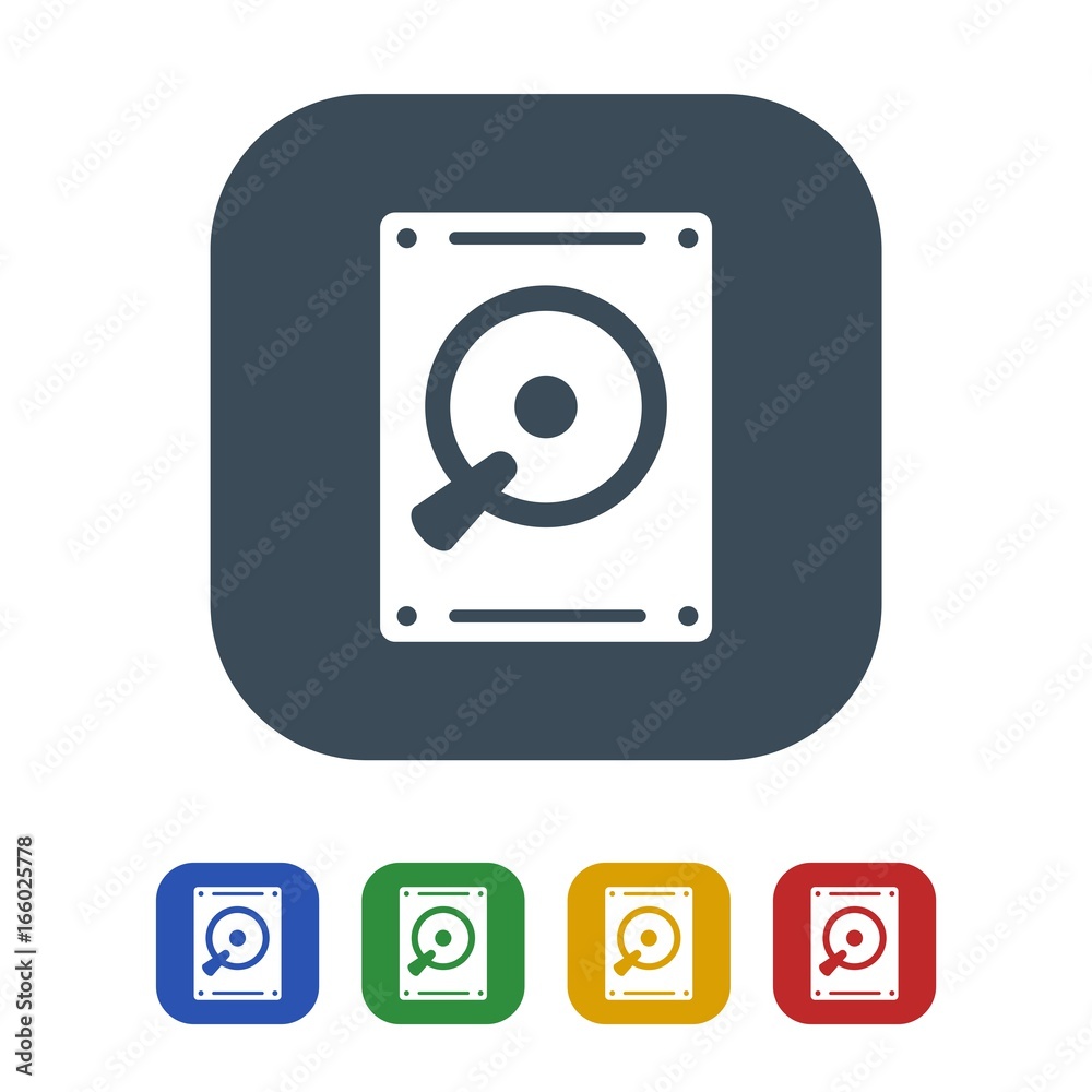 Internal hard drive Icon Isolated on White Background.vector illustration icon Internal hard drive Icon Isolated on White Background.vector illustration icon