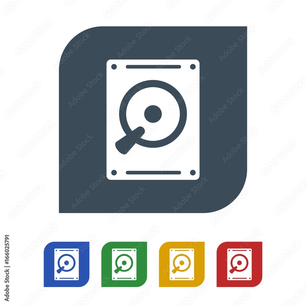 Internal hard drive Icon Isolated on White Background.vector illustration icon Internal hard drive Icon Isolated on White Background.vector illustration icon