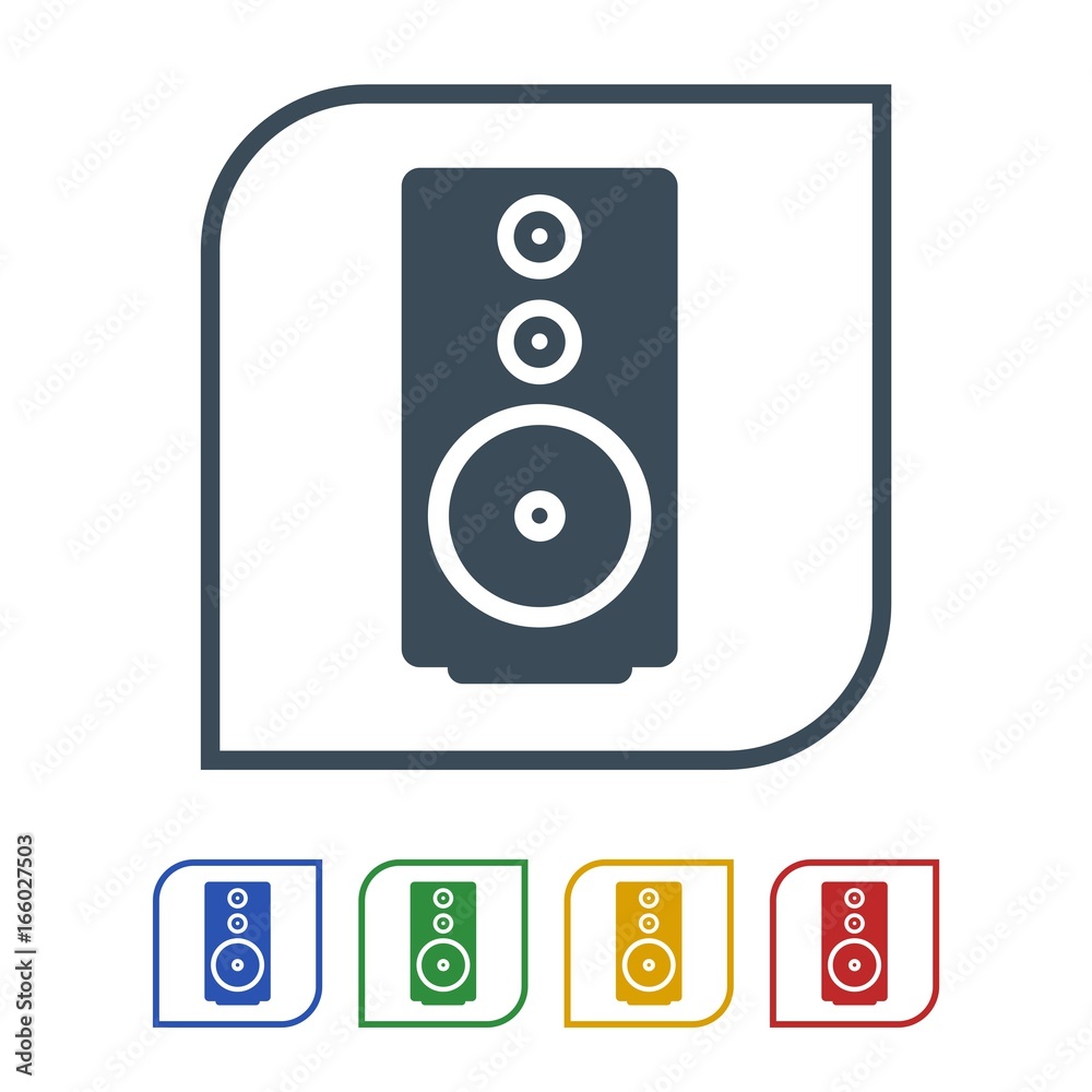 Speaker Icon Isolated on White Background.vector illustration icon Speaker Icon Isolated on White Background.vector illustration icon