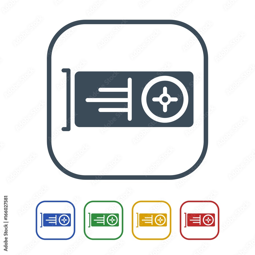 tv tuner card Icon Isolated on White Background.vector illustration icon tv tuner card Icon Isolated on White Background.vector illustration icon