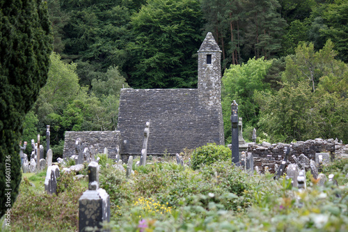 Monastery Glendalough in Ireland