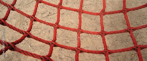 Netz doppelter Boden,playground,red net,  photo