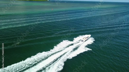 Wallpaper Mural Drone Footage Chasing a boat_4 Torontodigital.ca