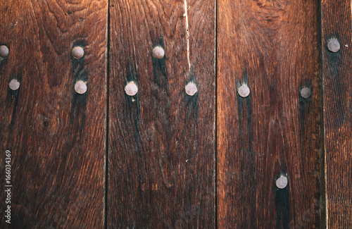 Old wooden door