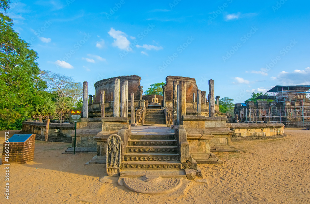 Polonnaruwa Ancient Vatadage That Is An Ancient Structure Built For ...