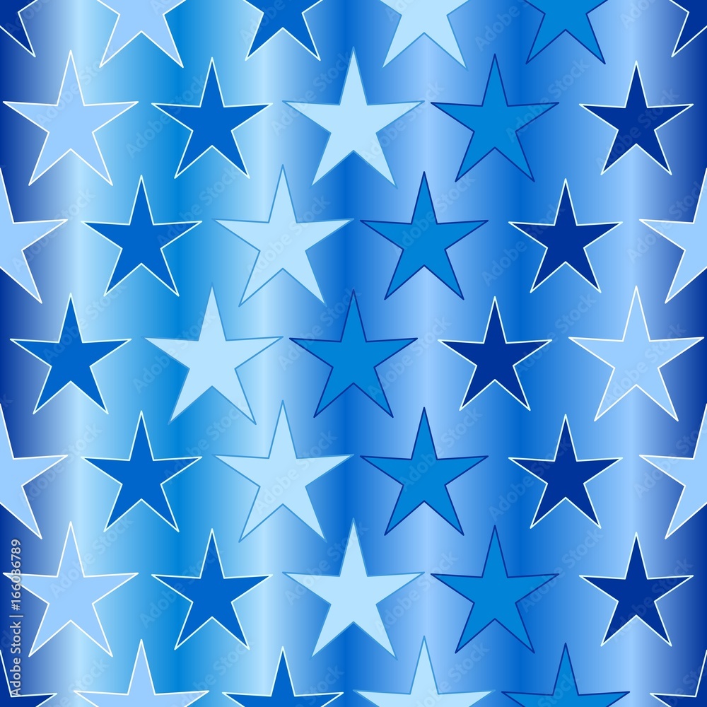 Seamless star pattern