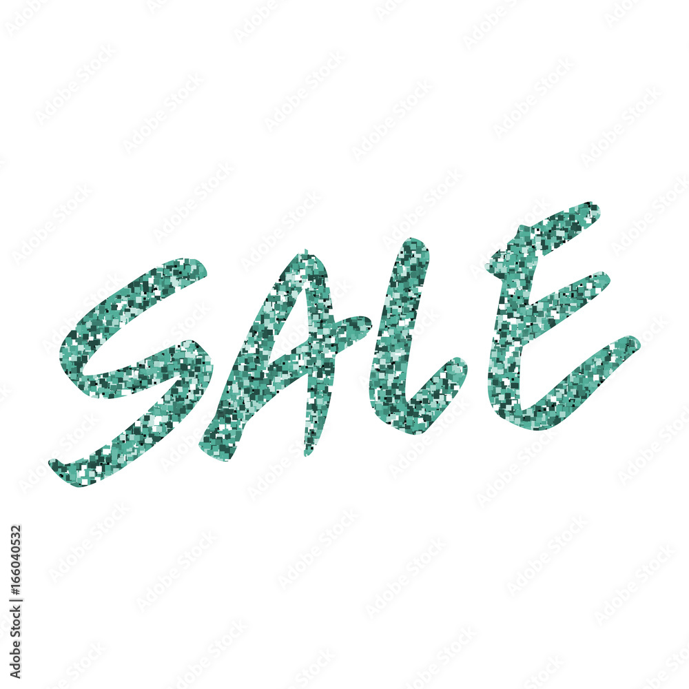Blue glitter background with text Sale. Template for design, banner, flyer, tag, shopping, discount, web. Ice sparkle text. Vector illustration. Blue glitter background with text Sale. Template for design, banner, flyer, tag, shopping, discount, web. Ice sparkle text. Vector illustration.