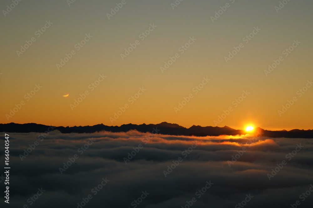 Fototapeta premium Über den Wolken 2
