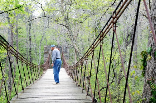 Swinging Bridge at Tishomingo State Park