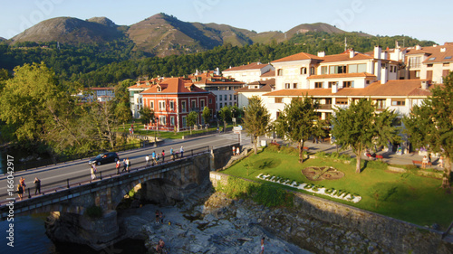 Pueblo Cangas de Onis, Asturias photo