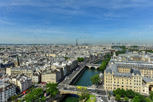 Paris, France Skyline