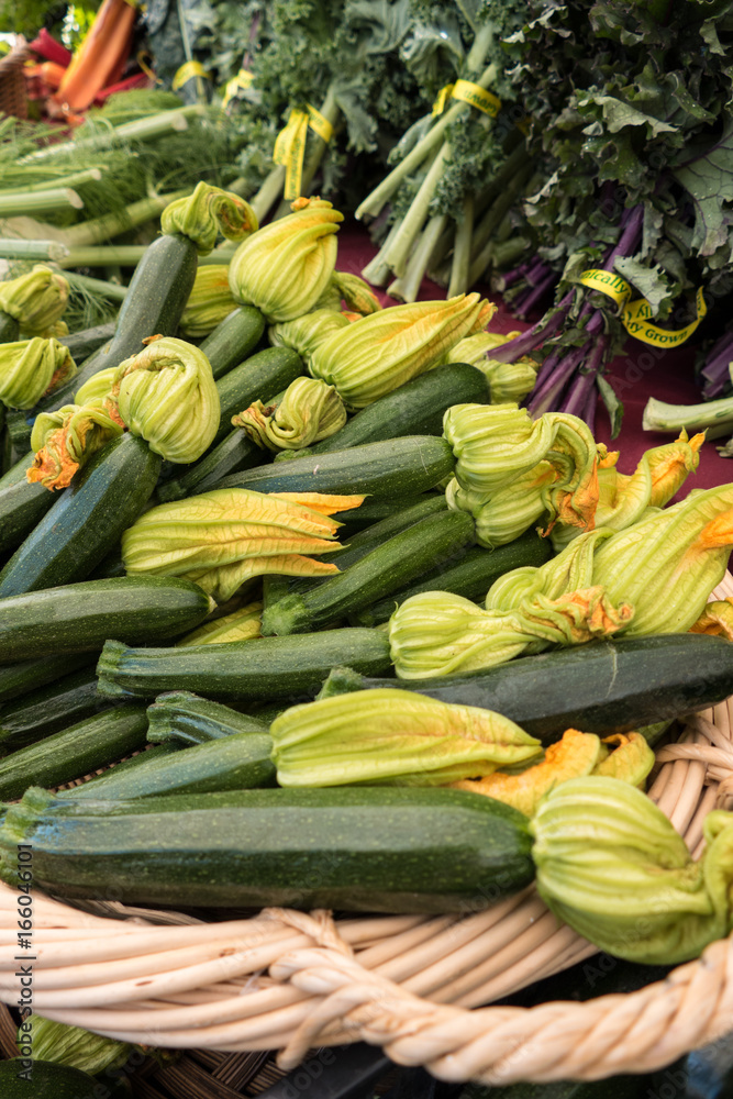 Obraz premium Zucchini flowers