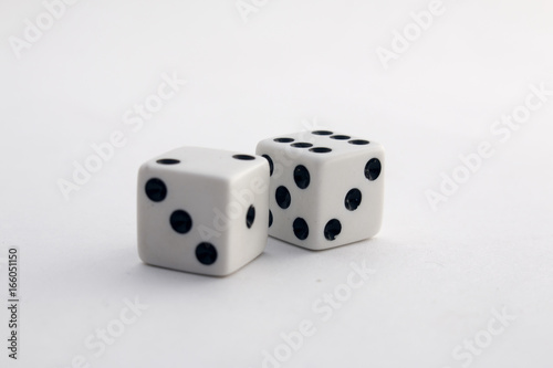 Pair of white dice