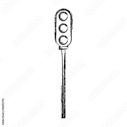 luminous traffic light signal stoplight urban