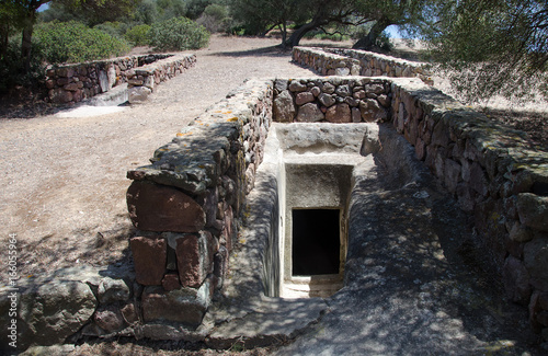 Canvastavla Tomb of the Punic necropolis, Carthaginian and Punic settlement of Monte Sirai,