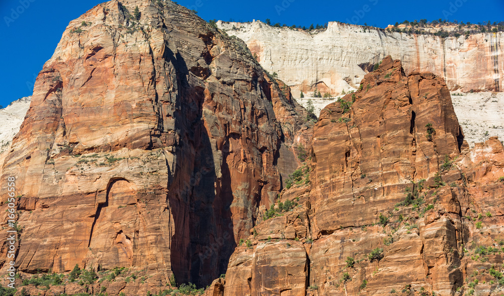 Valley Zion National Park Utah Cliffs Trail