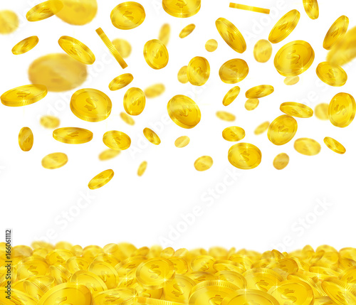 Gold coins collection.