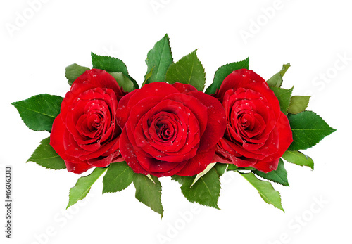 Red rose flowers arrangement