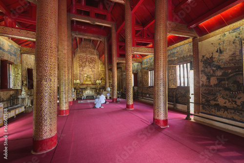 Interior of Wat Phra Singh, Chiang Mai, Thailand