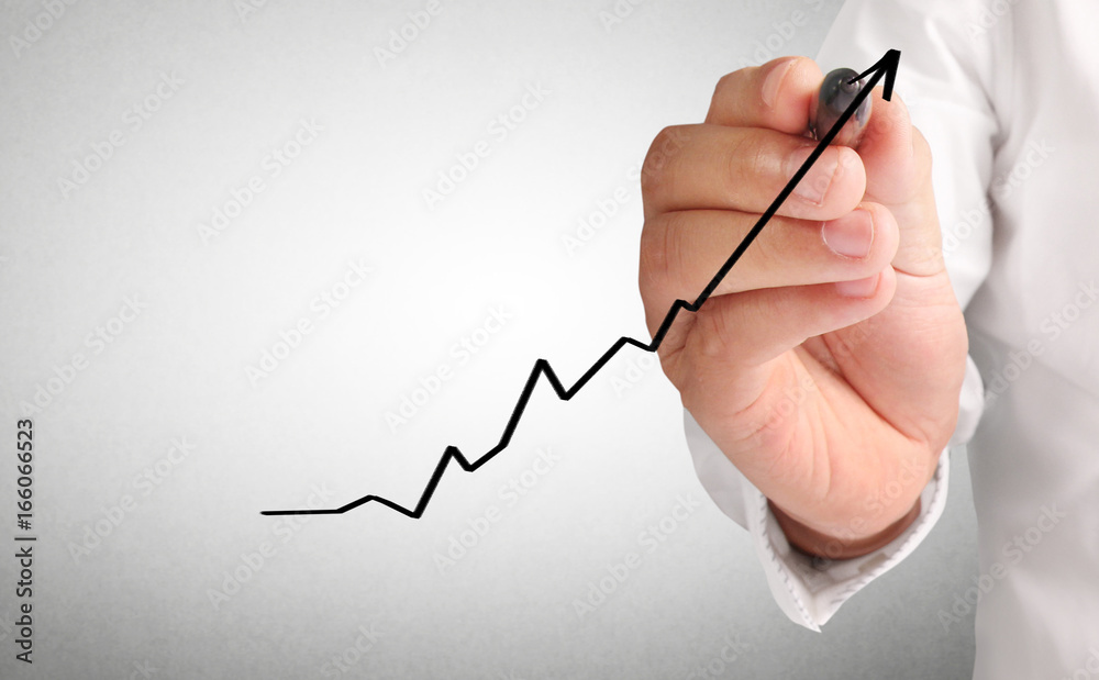 hand drawing chart show hand drawing chart show