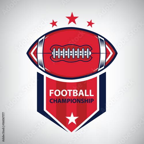 Sport American Football Logo. American style.