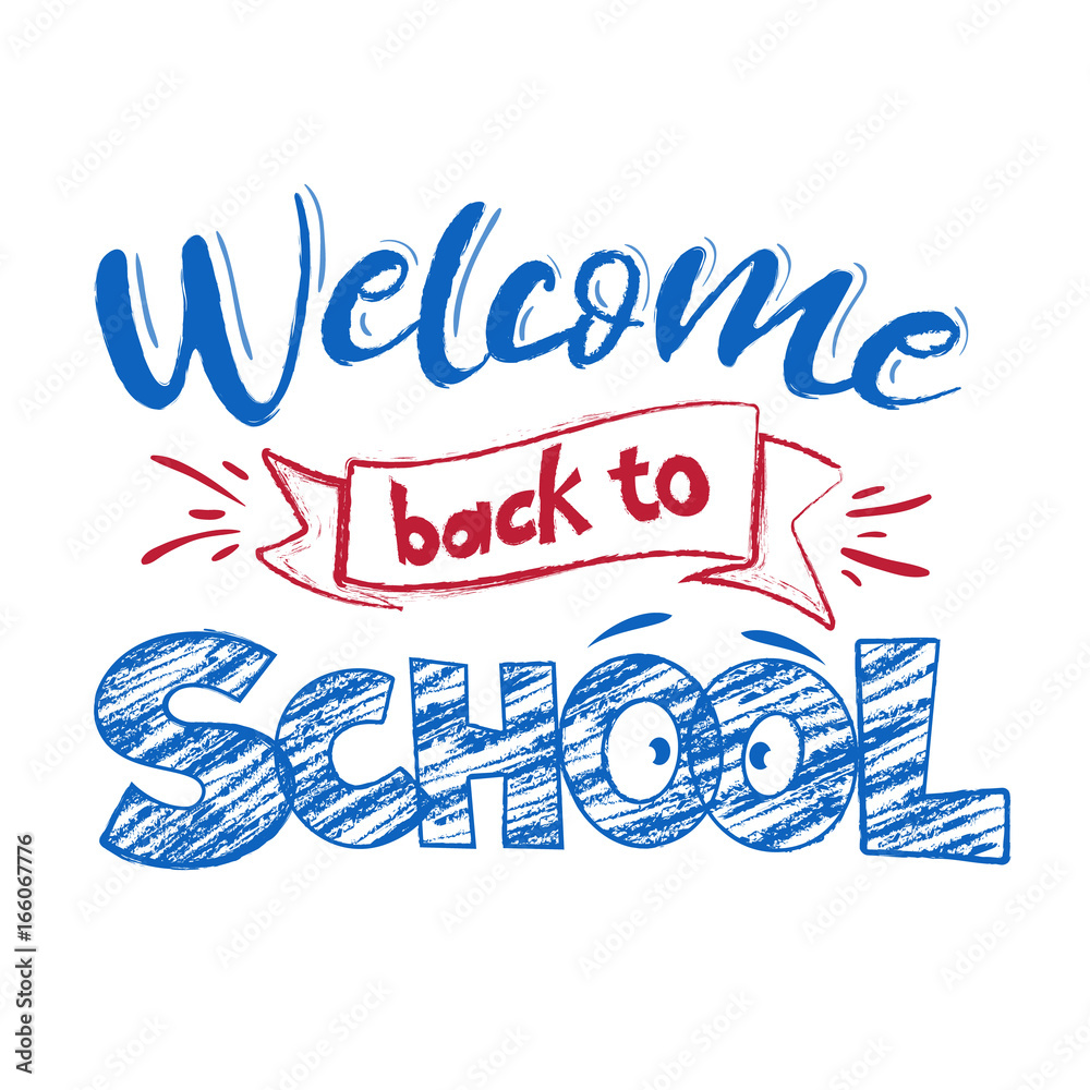 Back to school greeting, First day of school sale. Vector