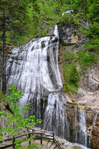 Waterfall at Wasserlochklamm, Austria photo