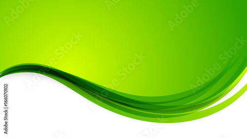 Abstract Green Background With Space for Your Text
