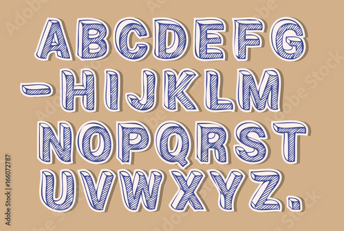 Paper Letters Font