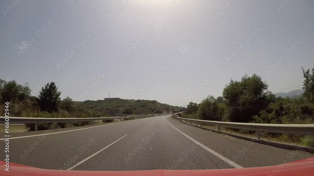 TIME LAPSE : Driving car in Andalusia Spain TIME LAPSE : Driving car in Andalusia Spain