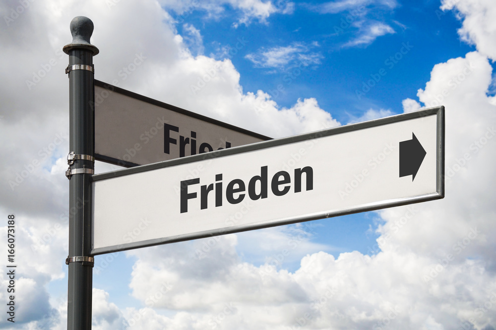 Fototapeta premium Schild 197 - Frieden