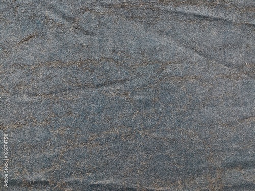 dirty old canvas covered truck on truck for transportation background